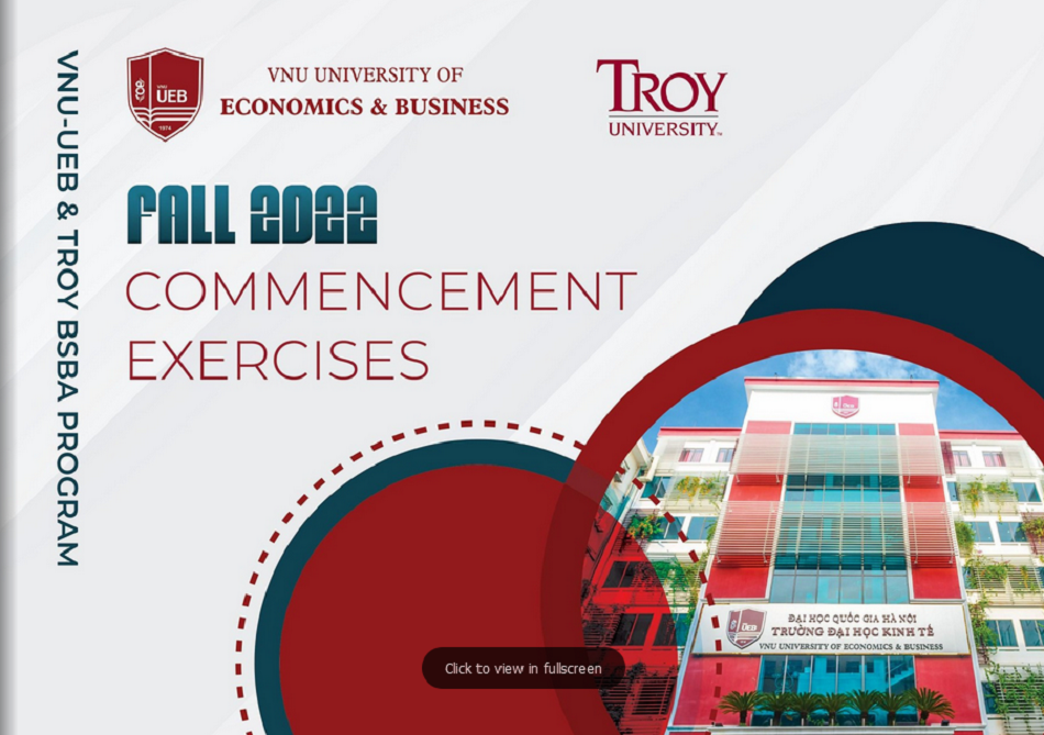 Commencement Book 2022: Dành riêng cho Tân cử nhân BSBA-Troy 17